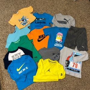 T-shirts and long sleeve shirts for a 6 y/o boy